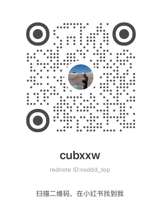 小红书二维码，账号 nsddd_top